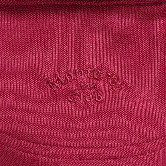 Monterey Club Golf Polo Men's XL Burgundy - Picture 5 of 8